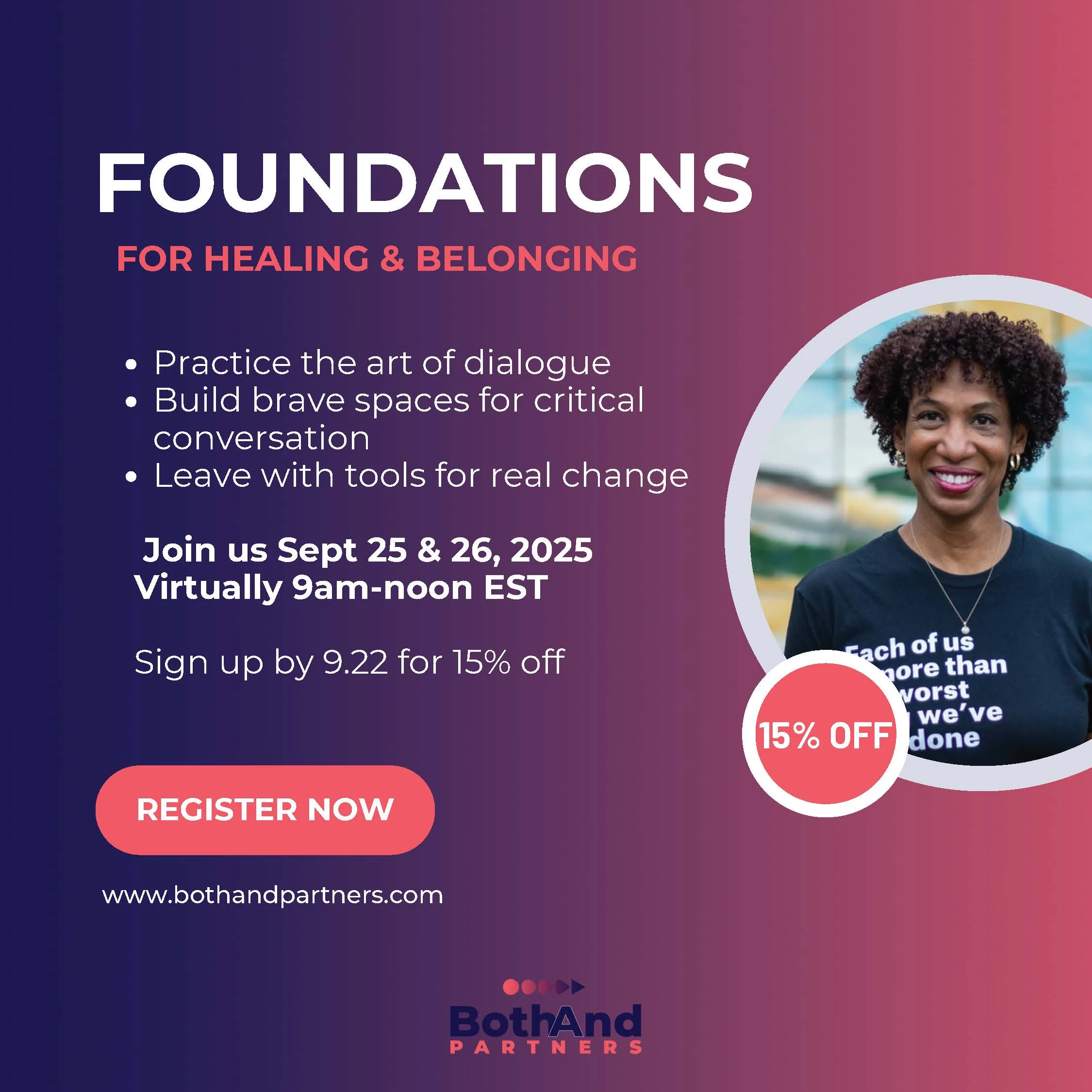 Foundations for Healing & Belonging Flyer