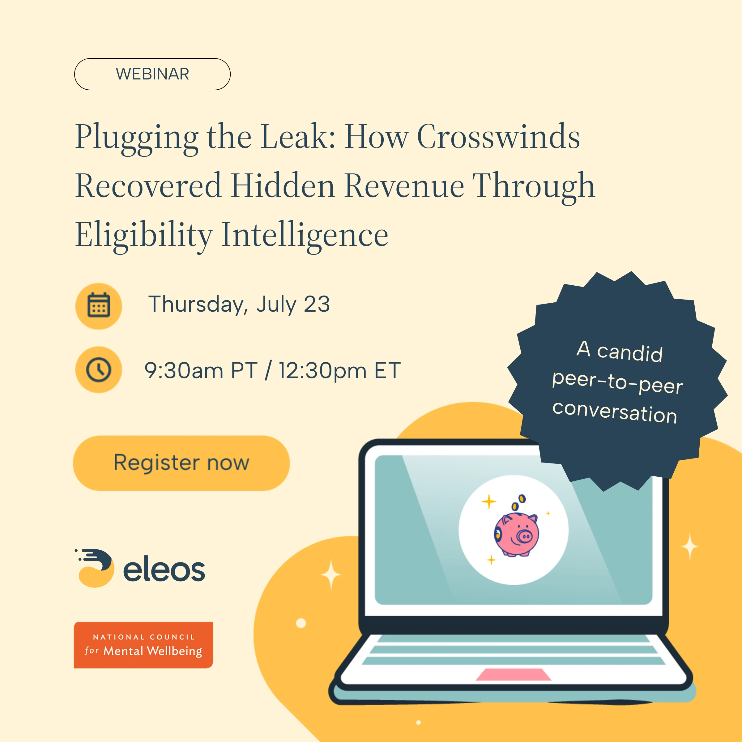 Register for Plugging the Leak: How Crosswinds Recovered Hidden Revenue Through Eligibility Intelligence